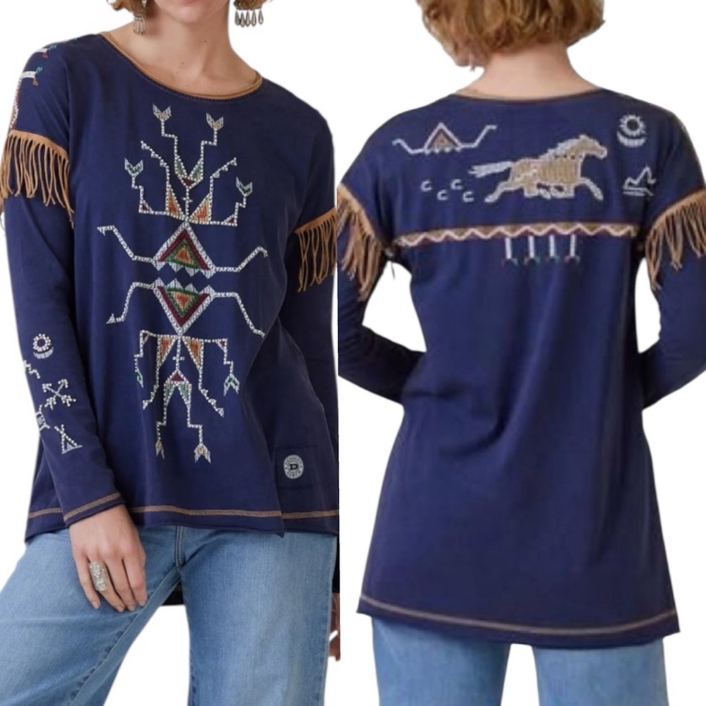 Double D Ranch Amarillo Plains Top NWT